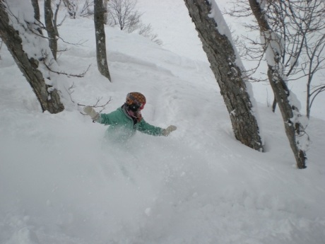 Snowboarder Suzen Murakoshi 