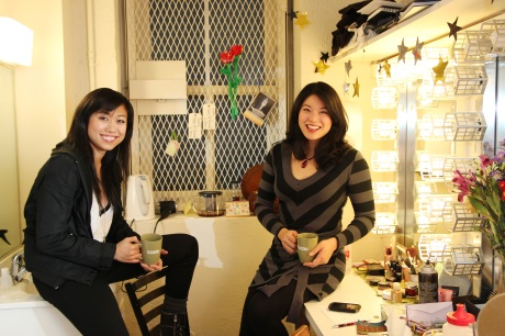 Angela Lin and Christine Lin Photo by Lia Chang