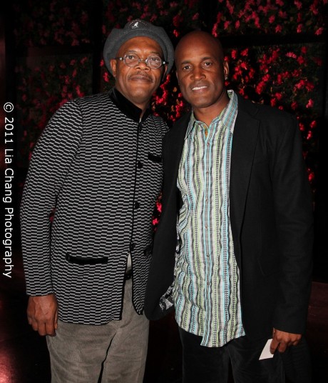 The Mountaintop actor Samuel L. Jackson and director Kenny Leon Photo by Lia Chang