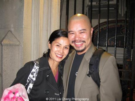 Karen Tsen Lee (Maria) and John Roque (Sir Toby) Photo by Lia Chang