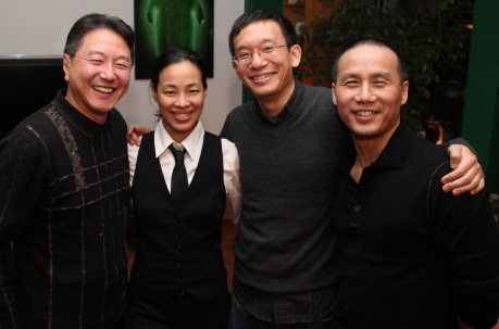 Rick Shiomi, Lia Chang, Robert Lee and BD Wong. Photo by Masao