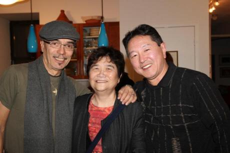 Raul Aranas, Reme Grefalda and Rick Shiomi Photo by Lia Chang