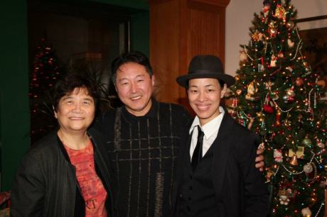 Reme Grefalda, Rick Shiomi and Lia Chang