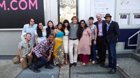 Cast and Crew at our Let’s Be Out, The Sun is Shining premiere at Tribeca Cinemas in New York on May 26, during the New York Indian Film Festival (NYIFF).