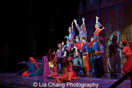The cast of  Disney's Aladdin at The Muny. Photo by Lia Chang