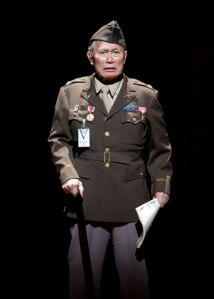 George Takei as Sam Kimura in the World Premiere of Allegiance - A New American Musical at The Old Globe. Photo by Henry DiRocco.