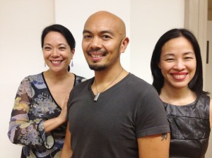 Christine Toy Johnson, Mel Sagrado Maghuyop and Lia Chang. Photo by Hansel Tan
