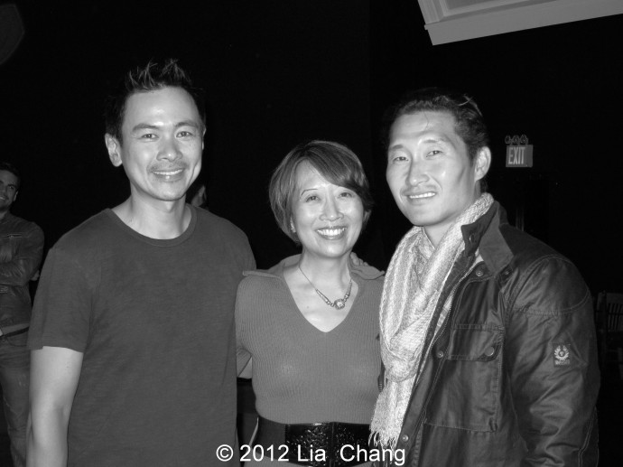 Joel de la Fuente, Jeanne Sakata and Daniel Dae Kim. Photo by Lia Chang