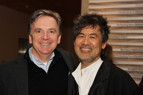 Jim Houghton and David Henry Hwang. Photo by Lia Chang