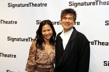 May Adrales and David Henry Hwang. Photo by Lia Chang