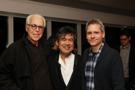 John Guare, David Henry Hwang and Bruce Norris. Photo by Lia Chang