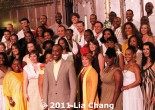 Broadway Inspirational Voices, a popular gospel choir made up of Broadway singers, during Wondrous Grace, their “summer celebration of song,” at the Central Presbyterian Church in New York on June 20, 2011. Photo credit: © Lia Chang