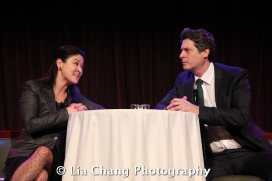 Jennifer Lim and Gary Wilmes perform an excerpt from David Henry Hwang's new Broadway play Chinglish at the 32nd Annual MOCA Legacy Awards Gala Benefit at Cipriani Wall Street, 55 Wall St in New York on December 12, 2011. Photo by Lia Chang