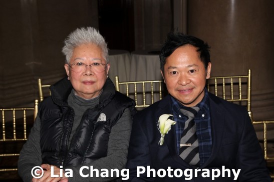 2011 Legacy Award honoree Pichet Ong and his mom at the 32nd Annual MOCA Legacy Awards Gala Benefit at Cipriani Wall Street, 55 Wall St in New York on December 12, 2011. Photo by Lia Chang