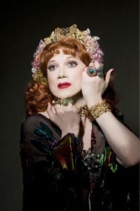Charles Busch as Judith of Bethulia at Theater for the New City. Photo by David Rodgers