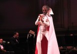 The Wiz's André De Shields brought the house down as he sang " Do You Wanted to Meet the Wizard" in his original Broadway costume as part of The Black Stars of The Great White Way Broadway Reunion: Live The Dream at Carnegie Hall in New York on June 23, 2014. Photo by Lia Chang