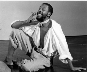 Meshach Taylor in the Goodman Theatre's production of Huck Finn (c. 1976). Photo courtesy of the Goodman Theatre Archives