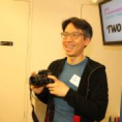 Filmmaker J. P. Chan at the 72 Hour Shootout Launch party at The Korea Society in New York on June 4, 2015. Photo by Lia Chang